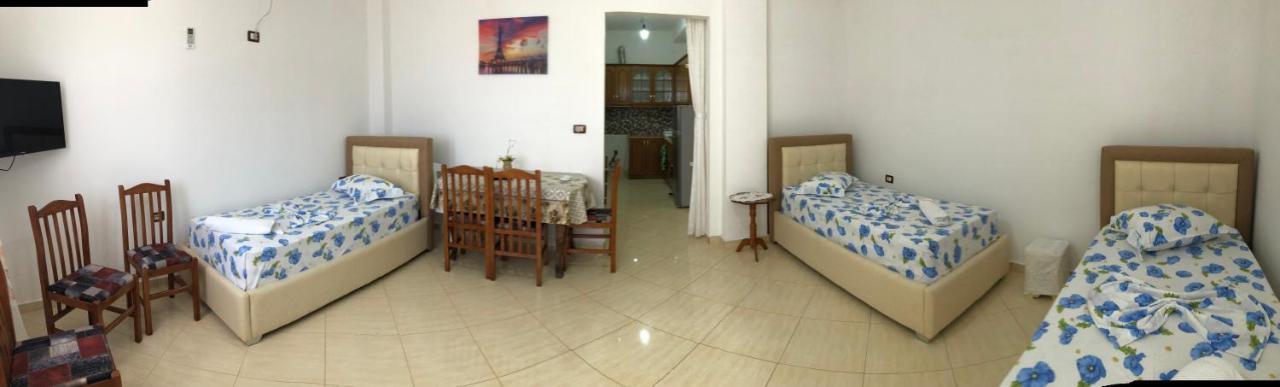 Teo Apartment Sarande Bagian luar foto